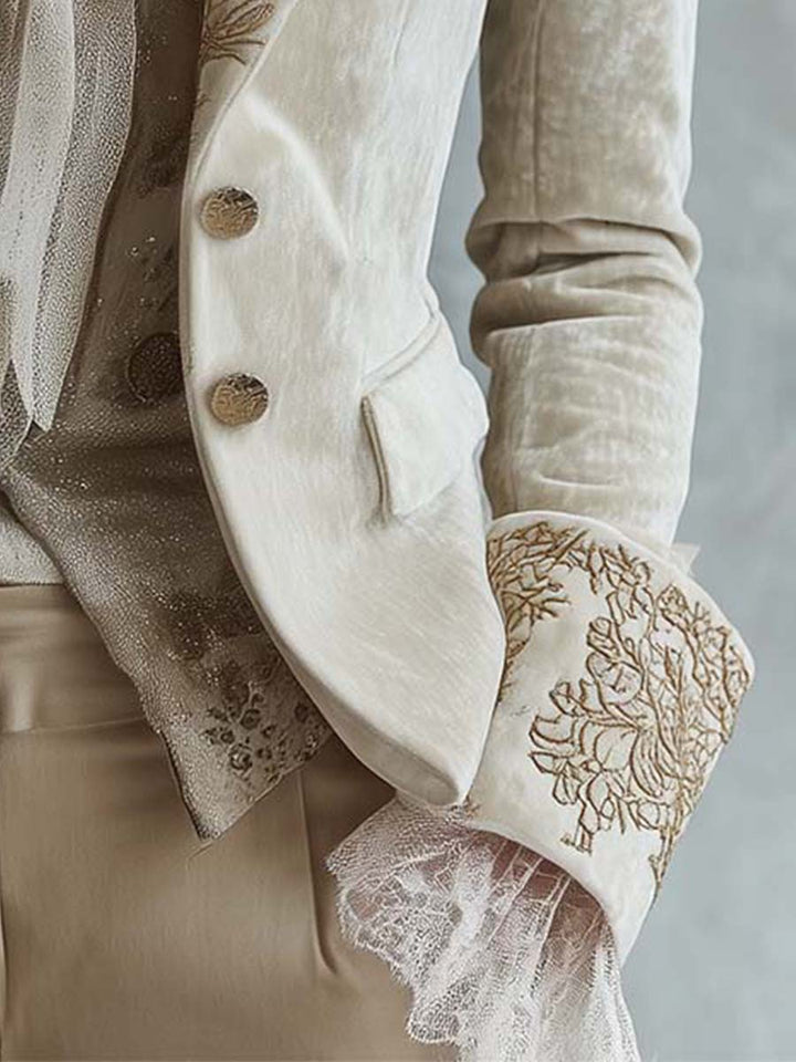 Constance | Ivory Tailored Blazer