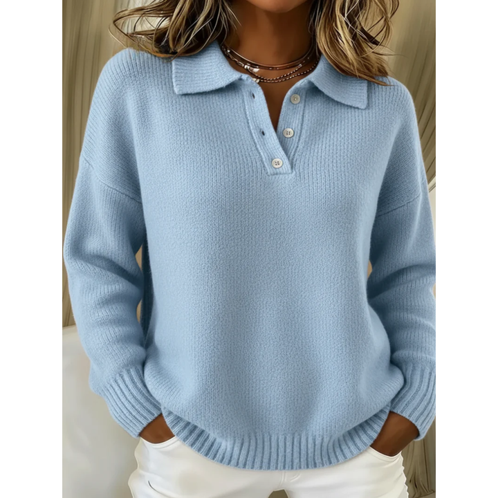 Marina | Soft Polo Sweater