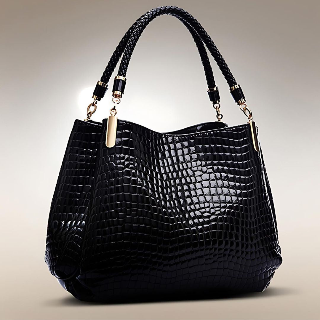 Lusso Milano - Crocodile Leather Shoulder Bag