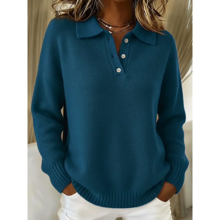 Marina | Soft Polo Sweater