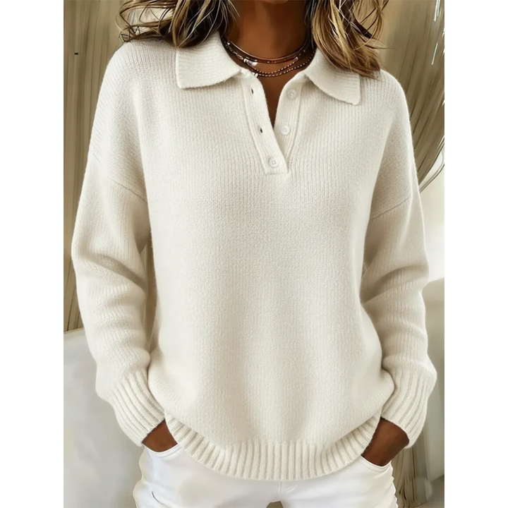 Marina | Soft Polo Sweater