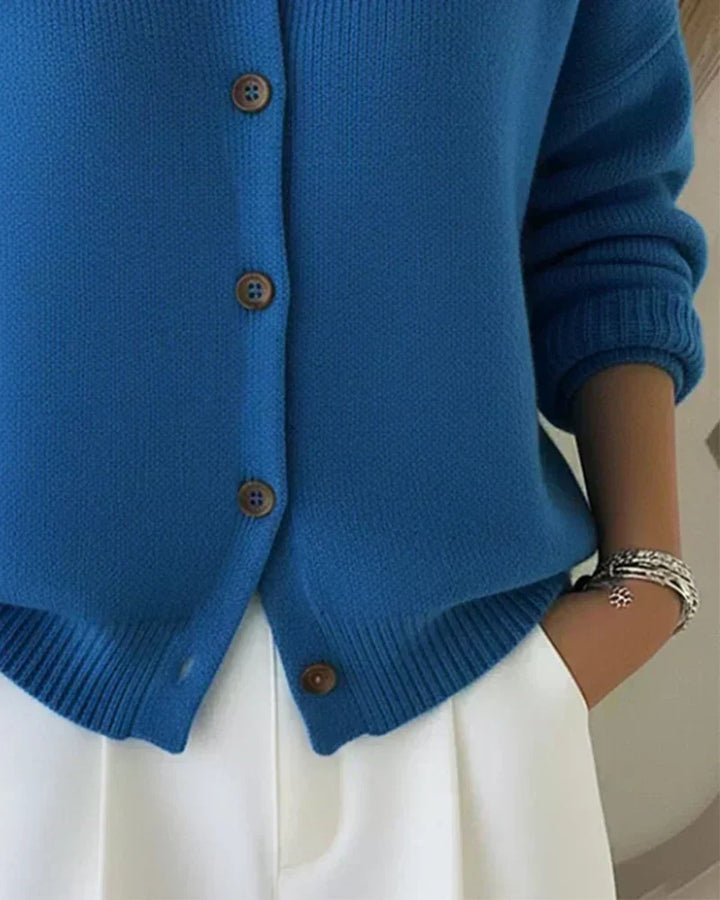 Vega | Knit Jacket with Shirt Collar