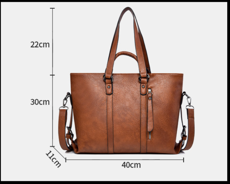 Olívia - Large Leather Handbag