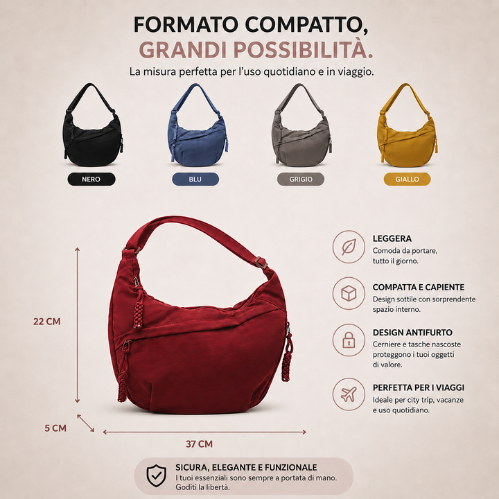 Elena | Beige Shoulder Bag