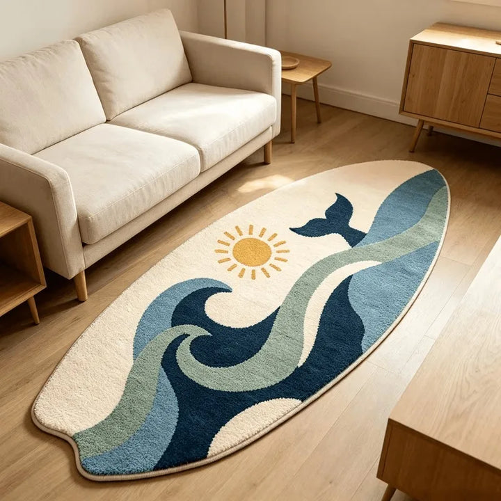 Whale Wave Rug