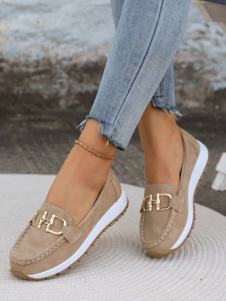 Daniela | Platform Loafers with Buckle