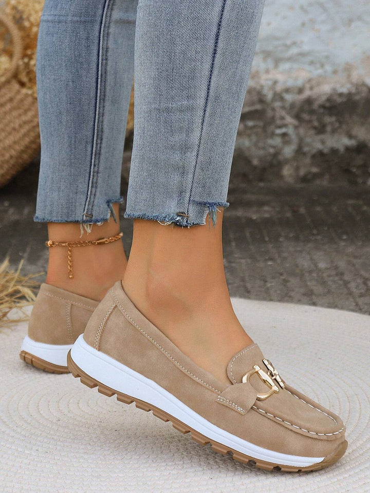 Daniela | Platform Loafers with Buckle