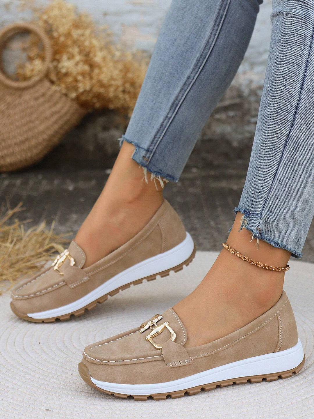 Daniela | Platform Loafers with Buckle