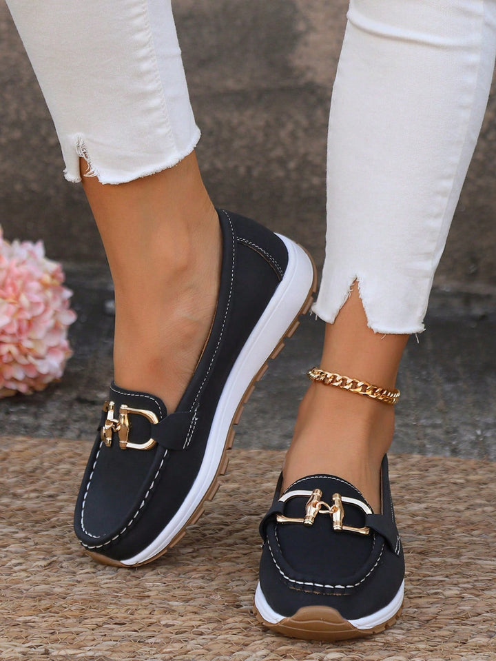 Daniela | Platform Loafers with Buckle