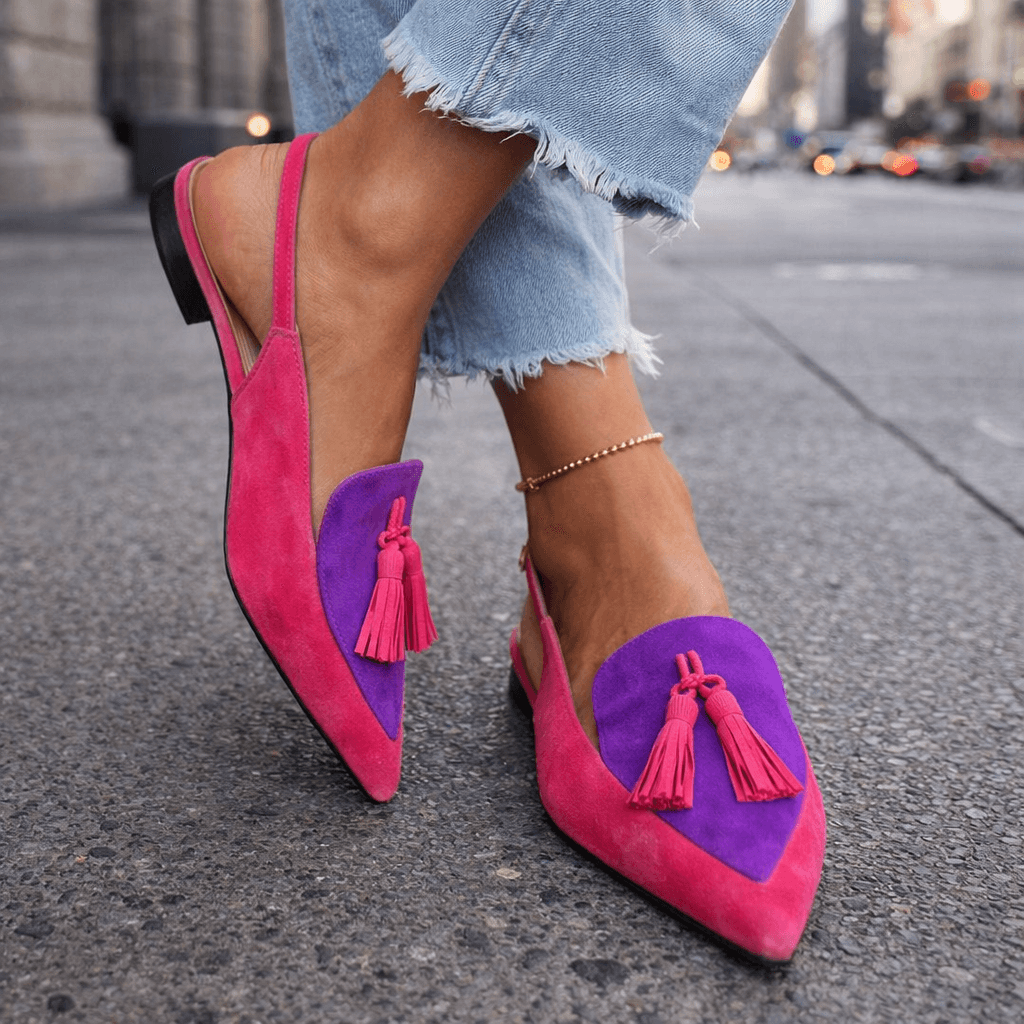 Elena | Strappy Fringe Sandals
