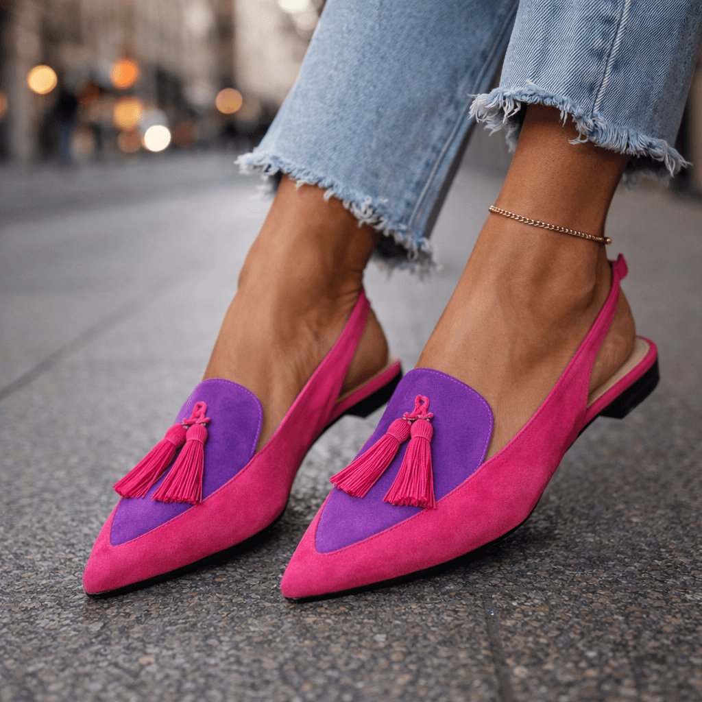 Elena | Strappy Fringe Sandals