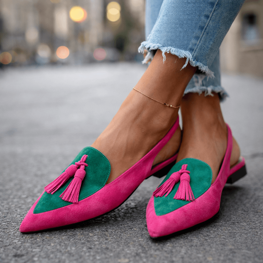 Elena | Strappy Fringe Sandals