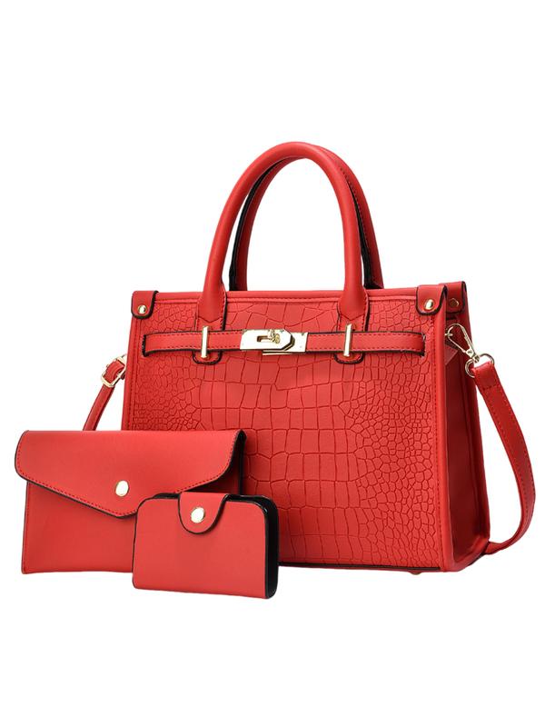Bella Borsa - Crocodile-Embossed Crossbody Bag
