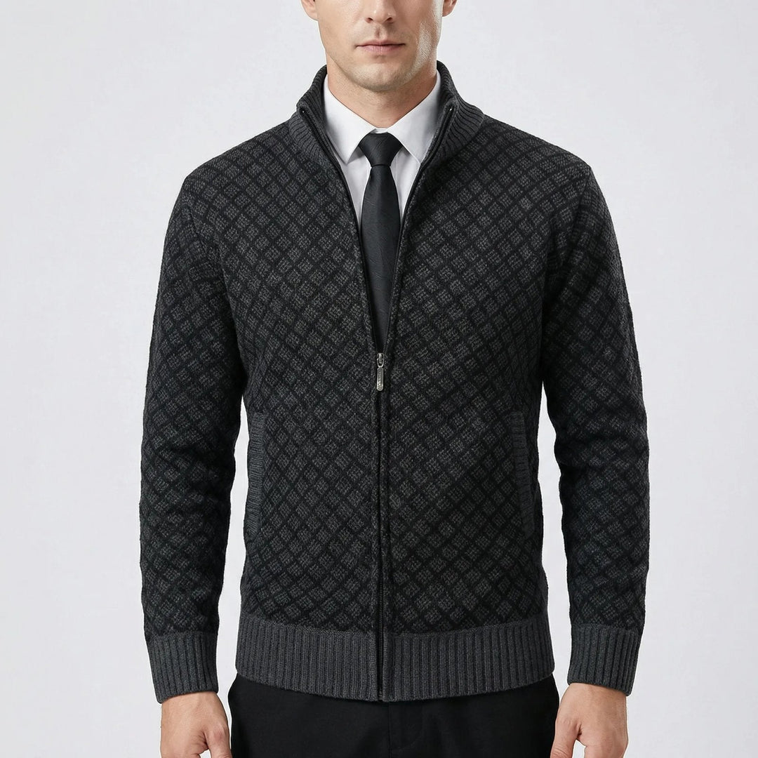 Tobias™ – High Neck Zipper Sweater