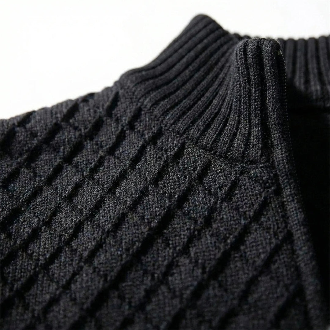 Tobias™ – High Neck Zipper Sweater