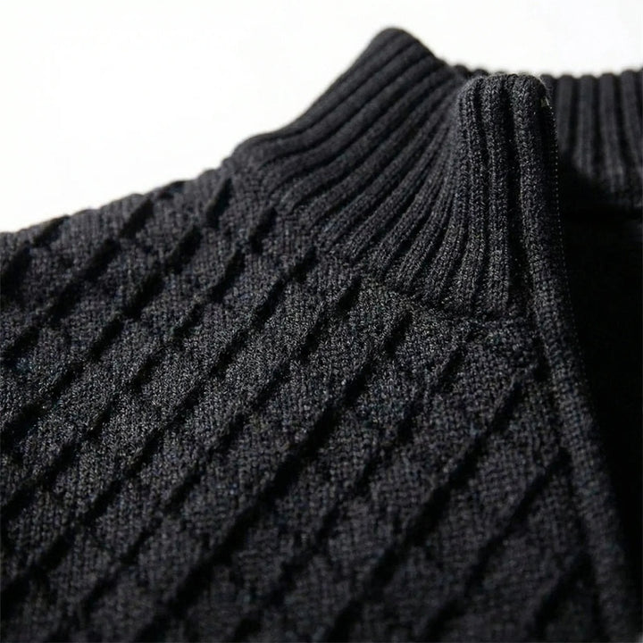 Tobias™ – High Neck Zipper Sweater