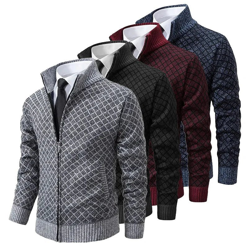 Tobias™ – High Neck Zipper Sweater
