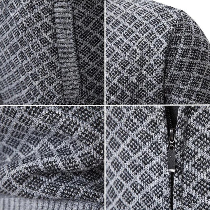 Tobias™ – High Neck Zipper Sweater