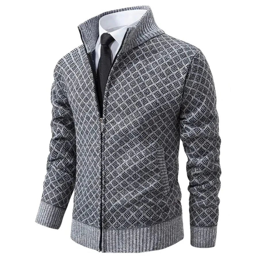 Tobias™ – High Neck Zipper Sweater